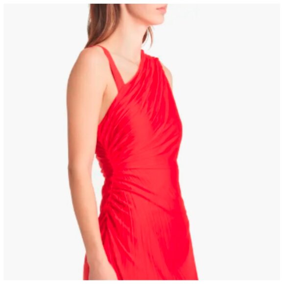 BOSS Eperla Asymmetric Neck Cocktail Dress, Size M, NWT - Picture 3 of 16